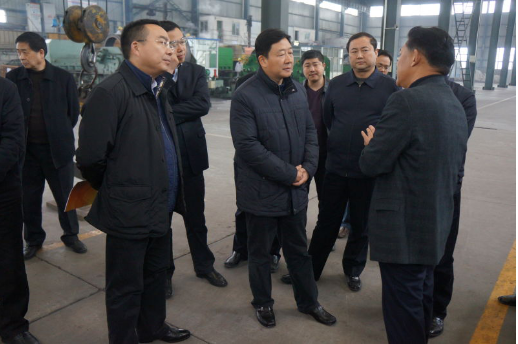Zhou Ji, the Municipal Party Committee Secretary in Shiyan and other leaders came to our company for research and guidance.